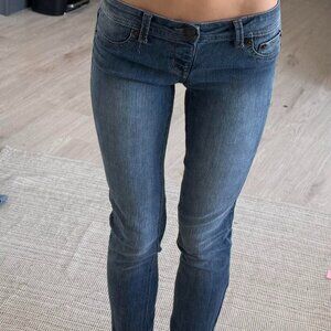 Wet Seal Women's Blue and Navy Jeans